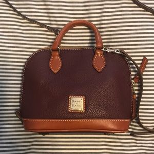 Dooney & Burke pebble leather mini satchel purse